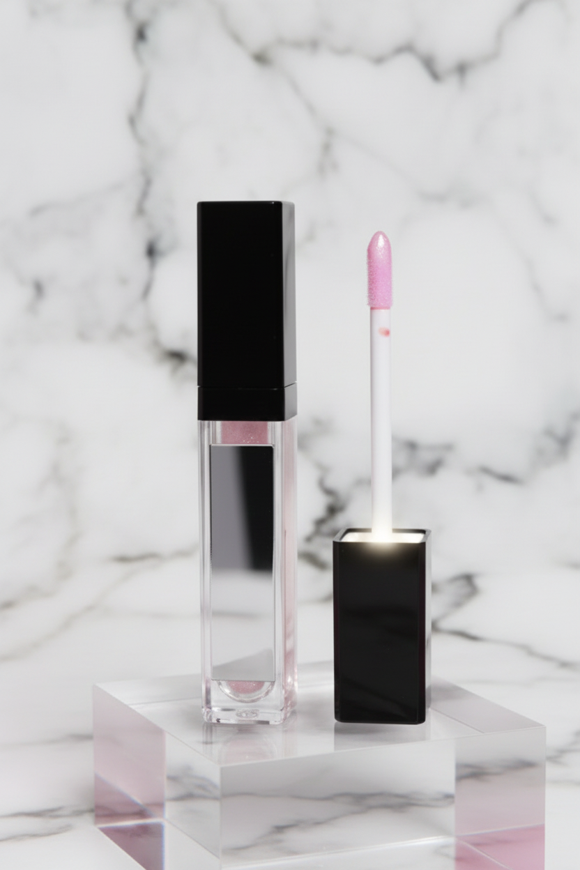 Juxt Luxury LED Mirror Tube - Marble Background