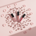 Rich Girl Trio — Blush Pink Background with Rose Petal Gloss
